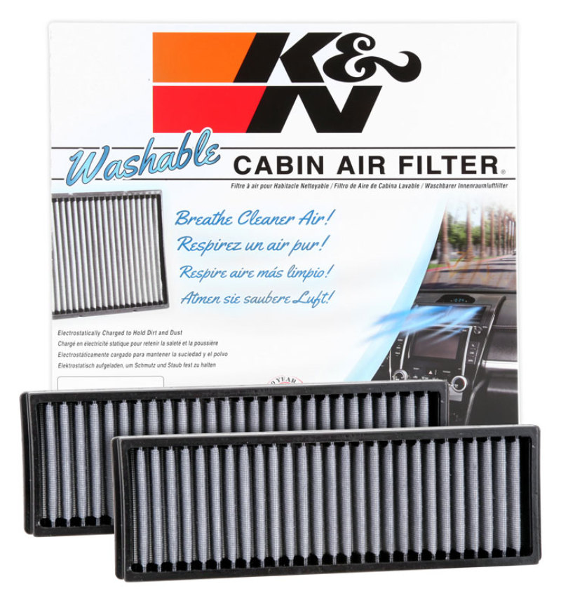 Acura CL Cabin Air Filter (2) - K&N Engineering - Washable/Reusable - `01-`03